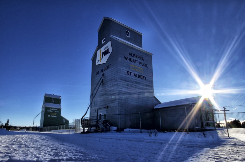 Grain Elevators - St. Albert, Alberta 1